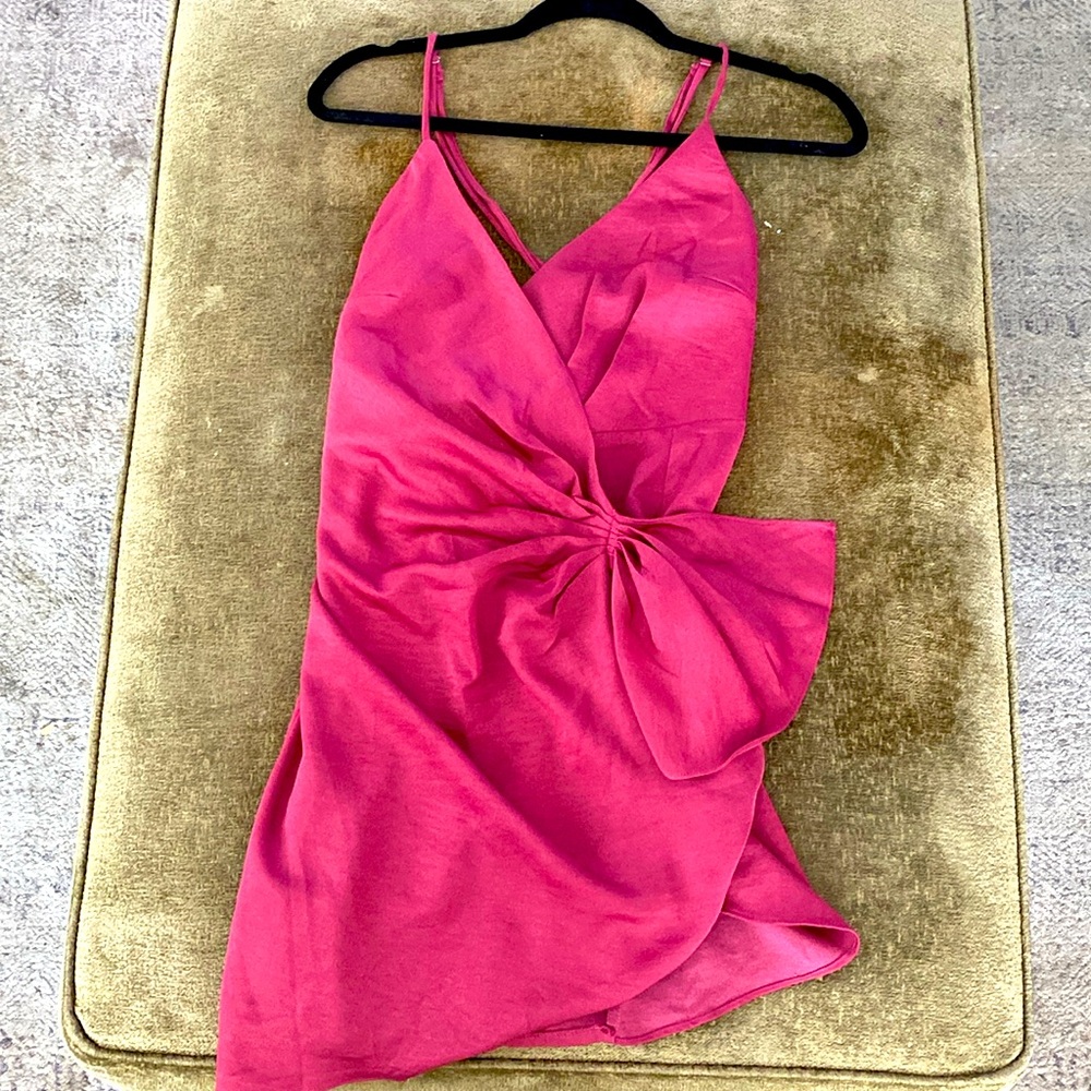 Brand new mini wrap dress with tags still on